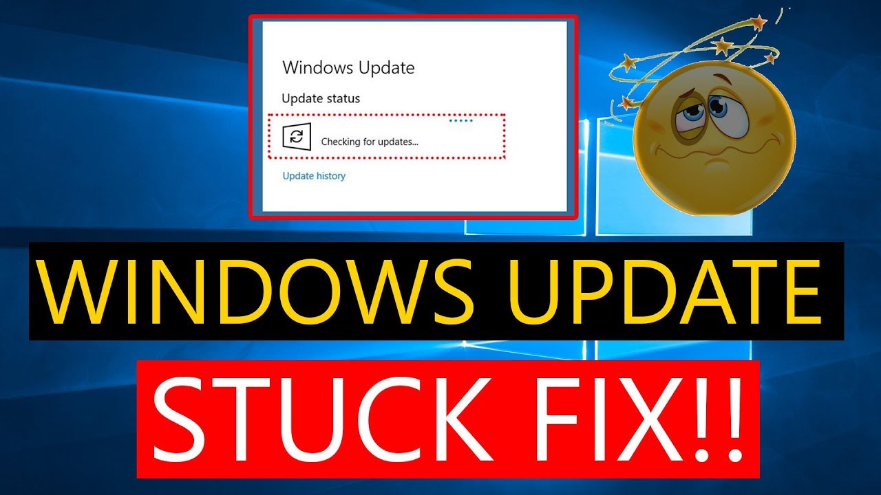 How To Fix Windows 10 Stuck On Checking For Updates FIX!! - YouTube