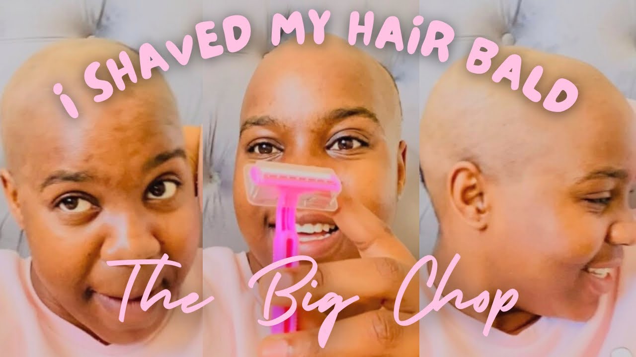 I Shaved My Hair Bald At Home | The Big Chop | Life Reset & Starting ...