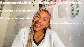 Accommodation at Stellenbosch University