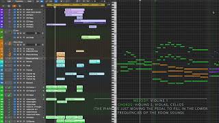 After the Storm (Orchestration Breakdown, Cinematic Studio Strings in sections and ensemble patch)