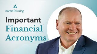 Important Financial Acronyms