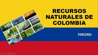 RECURSOS NATURALES DE COLOMBIA, tercero.