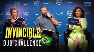 INVINCIBLE Cast Guess Which Character is Dubbed Over | Prime Video