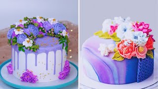 Beautiful Flower Cake Decorating Ideas | Delicious Buttercream Cake Recipes | Extreme Cake