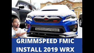 Grimmspeed FMIC install (detailed) WRX 2019