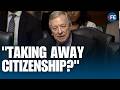 TRUMP UNDER FIRE: Durbin Erupts Over Trump's Denaturalisation Push in Explosive Senate Hearing