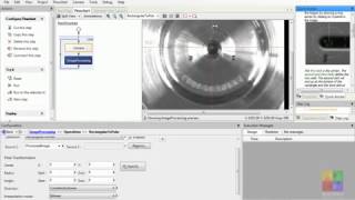 Matrox Design Assistant interactive development environment using the image processing step