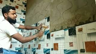 Impressively Beautiful || How to Install Bathroom Wall Tile Accurately || Bathroom wall Tiles Design