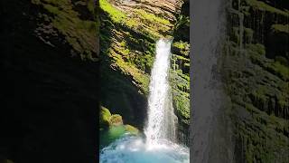 Beautiful Thur Waterfalls In Unterwasser Switzerland