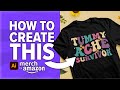 Wavy Groovy Text Trending Amazon Merch Design Tutorial (Adobe Illustrator)