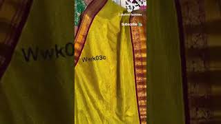 pure #gadwal #silksarees #kuttu border available in stock 🛍️