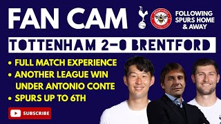 FAN CAM: Tottenham 2-0 Brentford: Conte Guides Spurs to Another Home League Win: Heung-Min Son 손흥민