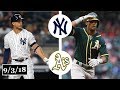 New York Yankees vs Oakland Athletics Highlights || September 3, 2018