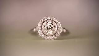 Antique 1.00ct Old European Diamond -Linda Ring - Showroom Video