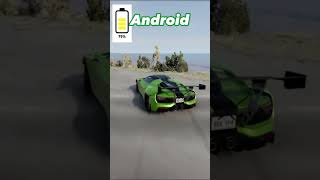 ANDROID vs IPHONE vs NOKIA | BeamNG Drive