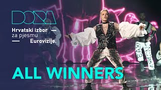 SVI POBJEDNICI DORE (1993 - 2024) / ALL DORA WINNERS (1993 - 2024) #eurovision #dora