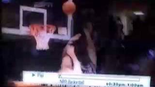 LeBron James awesome block against the Atlanta hawks