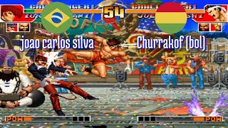 FT5 @kof97: joao carlos silva (BR) vs Churrakof (bol) (BO) [King of Fighters 97 Fightcade] Dec 30