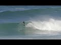 mick walkling surf barrel south newcastle beach