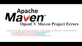 java.lang.UnsatisfiedLinkError Java Maven OpenCv configuration Error