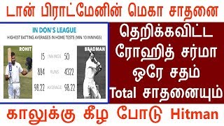 IND vs SA 1st Test 2019 | டான் பிராட்மேனின் மெகா சாதனை தெறிக்கவிட்ட ரோஹித் சர்மா!