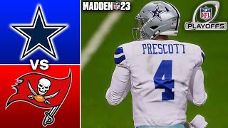 Cowboys vs. Buccaneers NFL Wild Card Playoffs Simulation | Madden 23 Gameplay PS5