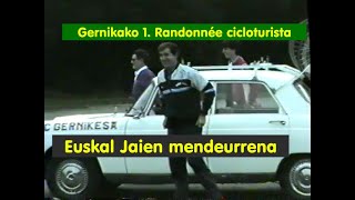 Gernikako 1.  Randonnée cicloturista -  Euskal Jaien mendeurrena 1888-1988