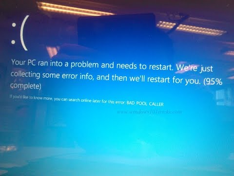 Fix BAD POOL CALLER Blue Screen Error on Windows 10/11