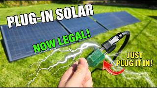 DIY Plug-In Solar Power LEGAL in All 50 States! (First Look at Craftstrom Solar)