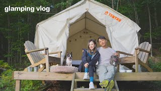 露营Vlog🏕️第一次去带狗狗去露营👫🏻🐶🐶不小心过敏变蜂蜜狗🥲崩溃！「Janeslookbook」