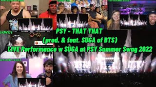 PSY - THAT THAT (prod. & feat. SUGA of BTS) LIVE Performance w SUGA at PSY Summer Swag 2022