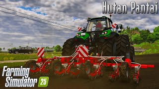 Selling Silage Bales, Expanding the Farm \u0026 Planting Carrots - Hutan Pantai FS25! Ep. 28