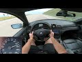 bmw 320d e46 150hp m paket facelift coupe german autobahn 2005 pov test drive onboard