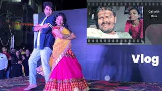 Daily Vlog Amma Banglore lo unnapudu, sindhu Dance  #radhikavlogs #vishnuchilamakuri  #comedy #vlog