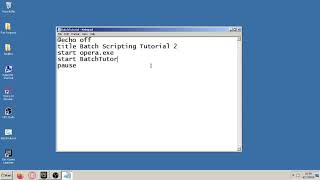 Batch Scripting episode 2 Start Command, colors!!