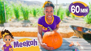 Meekah's PUMPKIN-TASTIC Halloween | Blippi & Meekah Challenges and Games for Kids