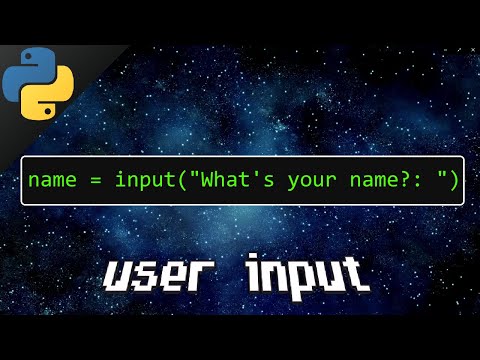 Python user input ️