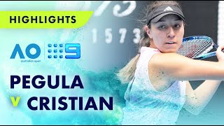 Jessica Pegula v Jacqueline Cristian - Australian Open 2023 | Wide World of Sports