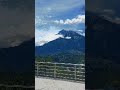 Magnificent view of Mount Kinabalu from Nabalu Market.