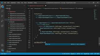 19. Sorting and Filtering | ANGULAR 12 .NET WEB API