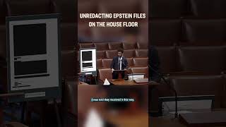 Rep. Maxwell Frost Unredacts Epstein Files on the House Floor
