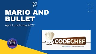 Mario and Bullet Problem Code: BULLET | CodeChef Solution | Python3