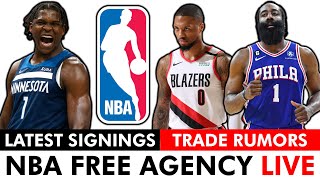 NBA Free Agency 2023 LIVE: Damian Lillard, James Harden & Tyler Herro Trade Rumors + Latest Signings