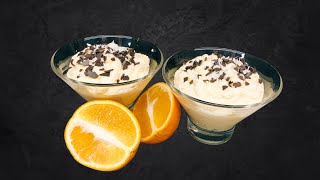 Orange mousse dessert in 5 minutes! Everyone is looking for this recipe! no baking, no oven