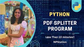 PDF Splitter Program in Python