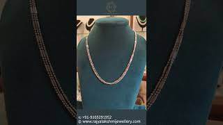 || 92.5 Silver Jewellery || Silver Italy Chain With Rosegold Polish...............