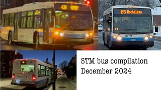 A short compilation of the STM’s oldest buses in action-December 2024 #shorts #bus #compilation