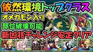 【部位破壊】オメガモン入りのジノPTで新凶兆チャレンジ！まだまだ最強クラス！【パズドラ】