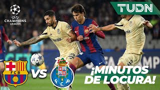 ¡MINUTOS DE LOCURA! Par de GOLAZOS | Barcelona 1-1 Porto | UEFA Champions League 23/24 | TUDN