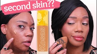 **New** KOSAS REVEALER FOUNDATION (shade 340) | Oily, Acne Prone Skin review and wear test